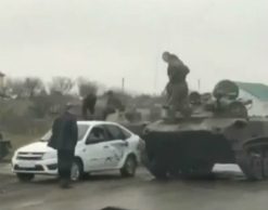 Сельский дрифт: танки пробок не боятся Сельский дрифт: танки пробок не боятся