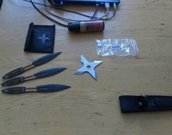 Украинская полиция поймала девушку-ниндзя